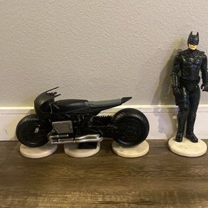 Batcycle Motorcyle and Batman